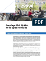 ISO 29990 Briefing Note 2018