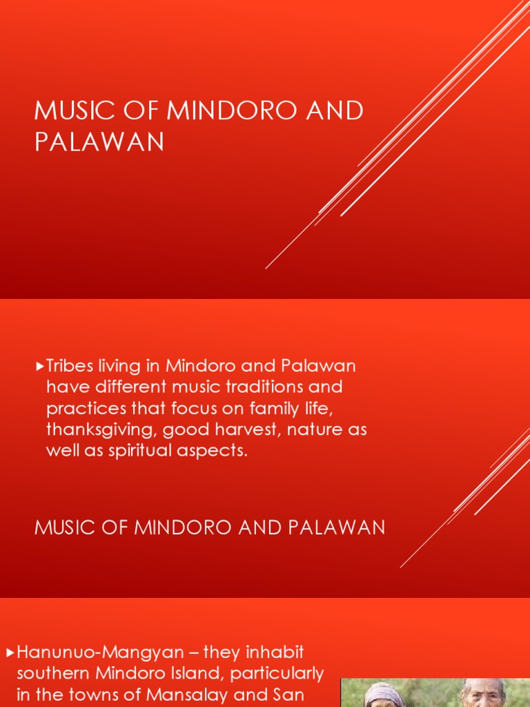 Mindoro and Palawan Music Traditions | PDF | Foreign Language Studies