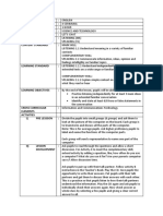 Sample of Lesson Plan For Microteaching (Listening)