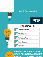 Hubungan Antara Struktur Pengendalian Internal, Resiko Pengendalian Dan Pemeriksaan Atas Laporan Keuangan Pemerintah Pusat Dan Daerah