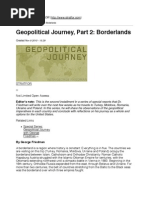 Geopolitical Journey, Part 2 - Borderlands