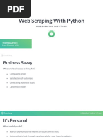 Web Scraping Python - Chapter 1