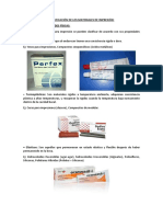 Clasificación de Los Materiales de Impresión