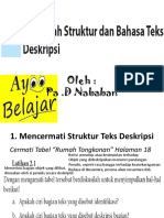 Struktur Teks Deskripsi