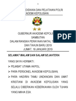 Sambutan Perayaan Natal 2019