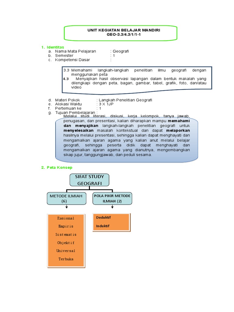 3 Ukbm Geo 1 03 Langkah Penelitian Geografi 2