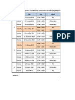 Preparation Class National Examination Secondary 3 (SMP) 2019-2020