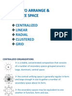 5 Ways To Arrange & Organize Space: Centralized Linear Radial Clustered Grid