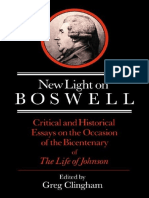 New Light On Boswell Critical and Historical Essay