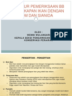 PROSEDUR PENGAMANAN BUKTI BOM IKAN DAN SIANIDA