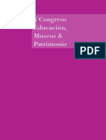 Actas del V Congreso Educacion, Museos & Patrimonio. 2014.pdf