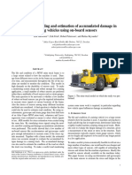 Data driven modeling of accumulated damage in mining vehicles