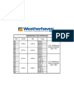 Medidas Weatherhaven