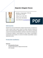 Muestra de CV