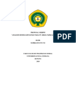 Proposal Skripsi "Analisis Kinerja Keuangan Pada Pt. Kimia Farma (Persero) - TBK"