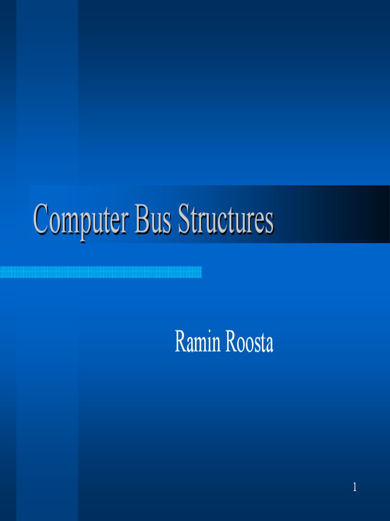 BUS Structures | PDF | Manufactured Goods | Digital Technology