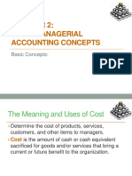 Chapter 2. Basic Management Accounting Concept