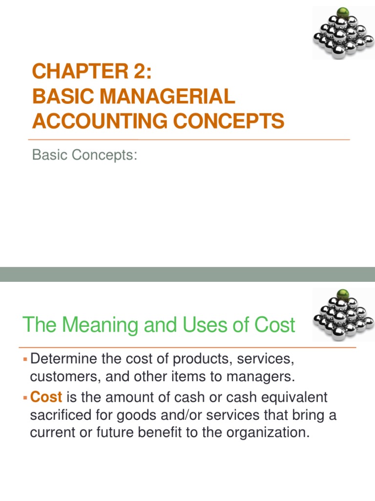 Chapter 2. Basic Management Accounting Concept | PDF | Gross Margin ...