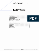 12/13® Valve: Owner's Manual