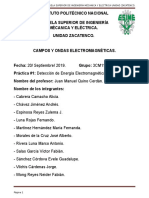 Detección de Energía Electromagnética con Diferentes Tipos de Antenas