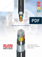 Details Make The Difference: Xlpe Insulated Heavy Duty Cables 650/1100V