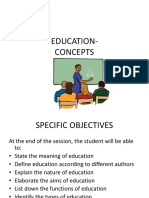 Edu 1 Meaning, Definition, Aims, Functions