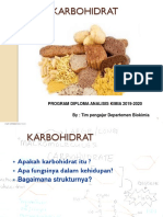 Struktur Dan Fungsi Karbohidrat 19-20