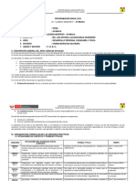 Programación Anual DPCC 2°