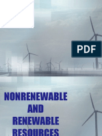 Renewable and Non Renewable