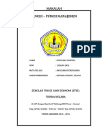 Makalah Fungsi Manajemen