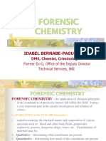 Forensic Chemistry: Idabel Bernabe-Pagulayan