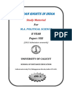 MA Political Science HR PG Programme Butter PDF