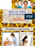 Role of Child Health Nurse