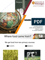 Sources of Food