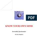 Know Your Own Mind