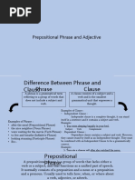 Prepositional Phrase and Adjective Clause