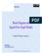 Block Diagram and G Signal-Flow Graph Models: Control Systems Lecture 2
