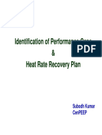 Heat Rate Recovery Plan
