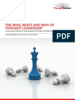 The Who What and Why of Thought Leadership