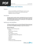 Mindwave and Arduino: Features