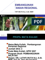 Pertemuan1 Pertanian Regional