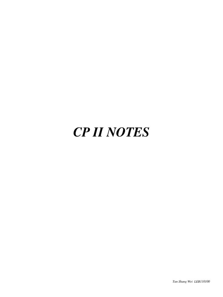 CP Ii Notes PDF | PDF | Judgment (Law) | Injunction