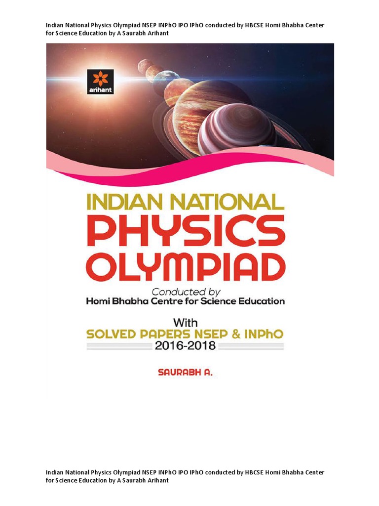 NSEP INPhO Preparation Guide by Arihant | PDF | Physics | Natural Sciences