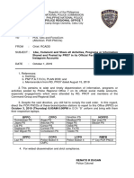 Memorandum: Police Regional Office 7