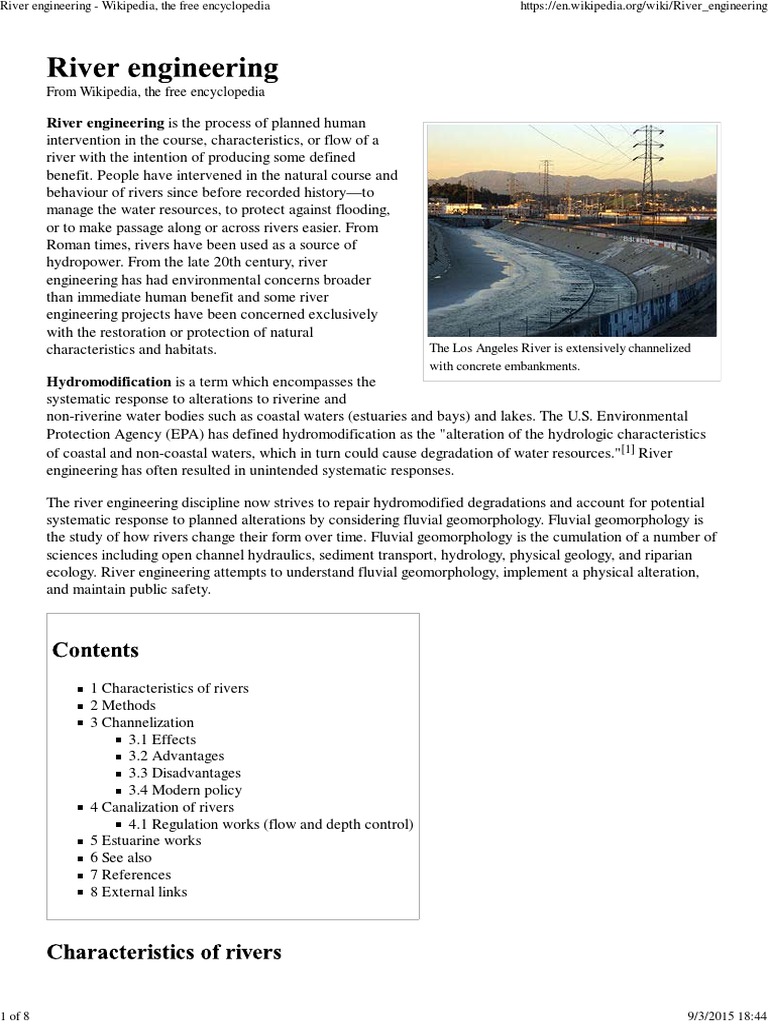 River Engineering and Hydromodification | PDF | River | Drainage Basin