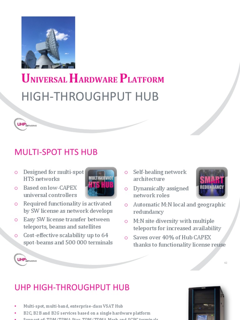 High-Throughput Multi-Spot Hub Solutions | PDF | Electronics | Media ...