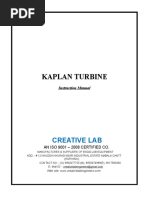 CLFM-50 KAPLAN TURBINE TEST RIG (Pitot Tube)