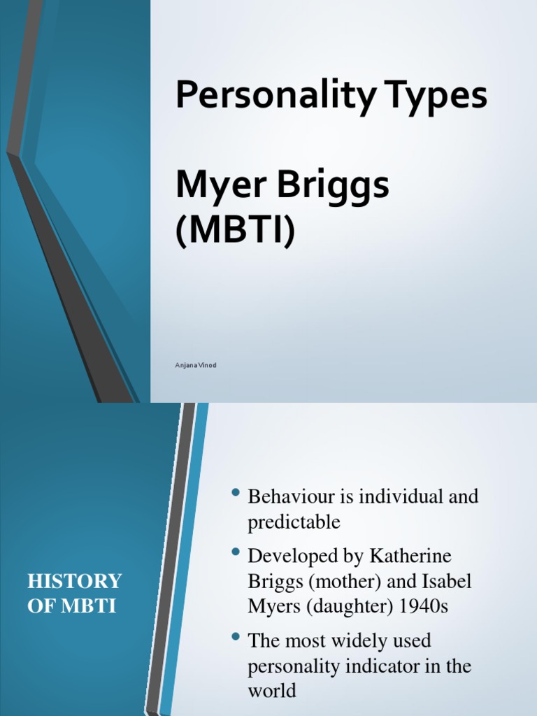 Personality Types | PDF | Personality Type | Extraversion And Introversion