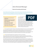 Aspen Collaborative Demand Manager: A World-Class Enterprise Solution For Forecasting Market Demand