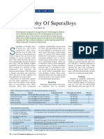 Metallography of Superalloys: Materials Characterization